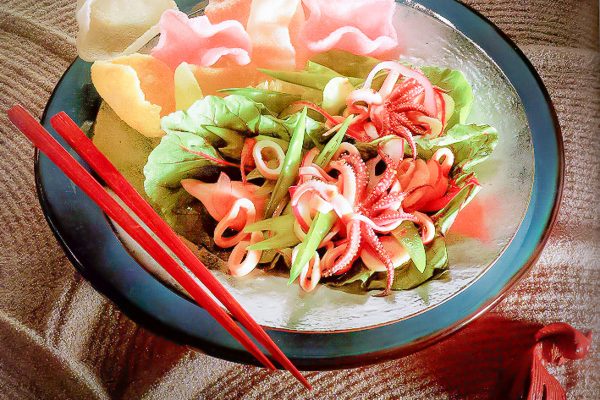 Calamari with Chinese vinaigrette